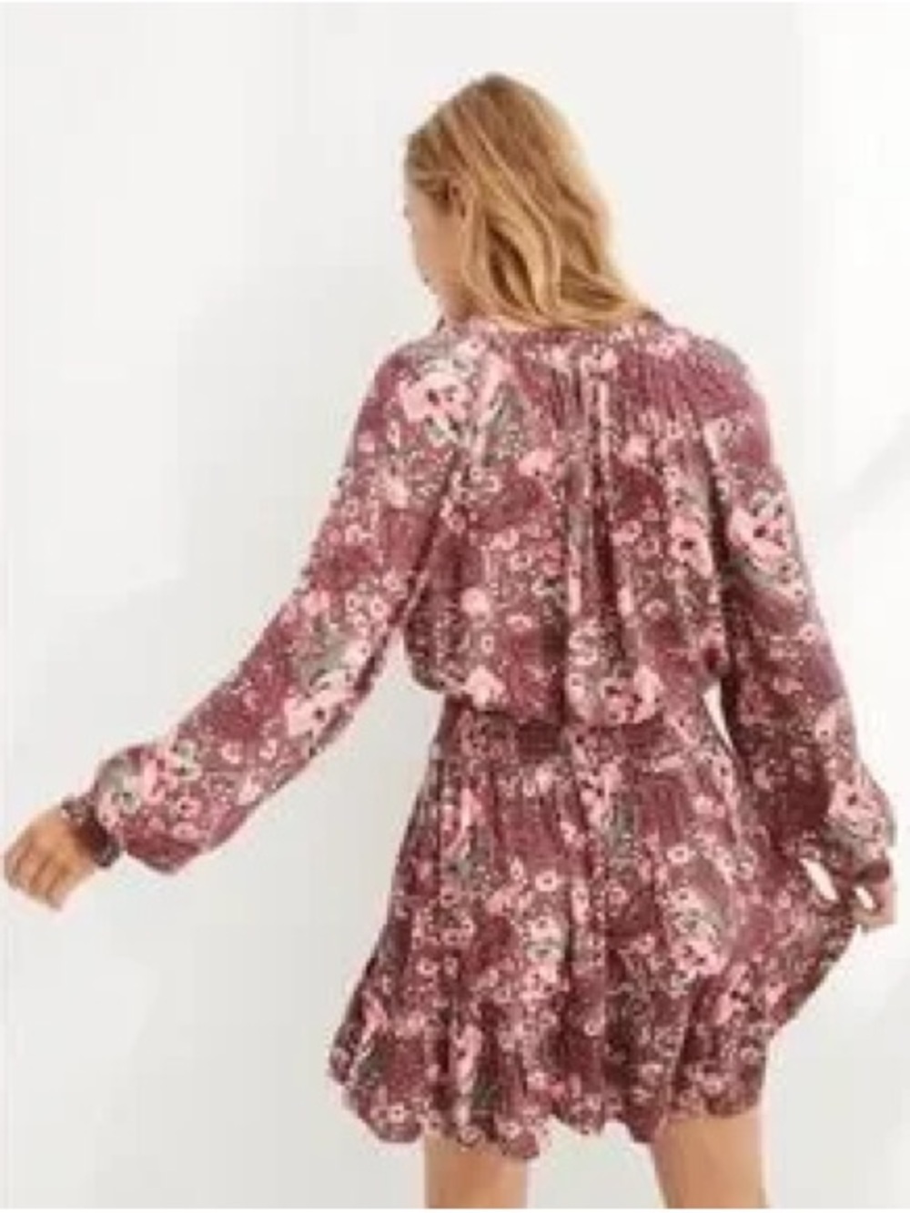 Aerie Floral Mini Dress - Picture 2 of 7